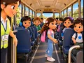 🚌 Bus Safety Song for Kids | Buckle Up & Ride Safe! | Little Steps