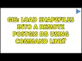 GIS Load Shapefiles into a remote PostGIS db using command line 6 Solutions