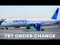 Lagu United Airlines wijzigt bestelling 787-toestellen