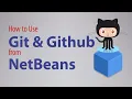 How to Use Git Github from Netbeans