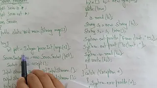 Java Program to create client and server applications lec 86 Java Tutorial BhanuPriya