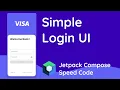 Login UI With Toggle and Validation - Android Jetpack Compose Speed Code Tutorial