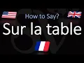 How to Pronounce Sur la Table CORRECTLY