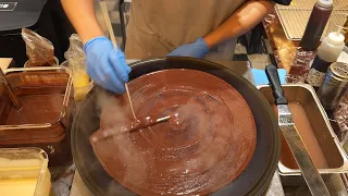 초코위에 초코?! 다양하게 먹을 수 있는 고디바 초코 크레페! Amazing GODIVA Chocolate Crepe
