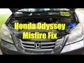 Honda Misfire Check Engine Light Flashing TSA Light On Fix Part 1 Odyessy