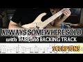 Lagu SCORPIONS | ALWAYS SOMEWHERE GUITAR SOLO with TABS and BACKING TRACK | ALVIN DE LEON (2019)