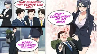 Manga Dub I went on a business trip with my strict but beautiful supervisor RomCom