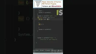 Java Pattern-57 500 Java Pattern Programs