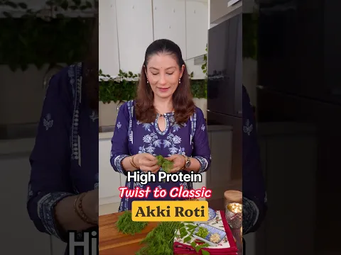 I Added One Healthy Ingredient to Akki Roti to Make It High Protein and It Tastes Heavenly