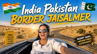INDIA PAKISTAN BORDER | Jaisalmer Border Vlog | Tanot Mata Temple & Border Area | Payal Panchal