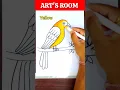 How To Colour A Beautiful Bird