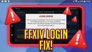 Fix Final Fantasy Xiv Mobile Service Termination And Login
