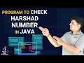 Harshad Number Java program to check Harshad Number Java Tutorial