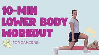 Follow-Along Lower Body Dumbbell Workout for Dancers