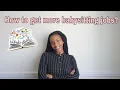 How to get more Babysitting Jobs