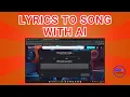 Download Lagu How To Make Music With Lyrics Using Ai - Detailed Tutorial MP3