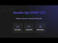 JavaScript DOM CSS Manipulation Dynamic Styling for Beginners