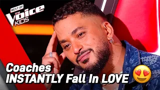 Coaches FALL IN LOVE with these KIDS Voices! 😍