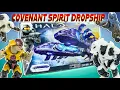 COVENANT DROPSHIP INBOUND Mega Bloks Halo SIGNATURE SERIES Covenant Spirit Dropship Review