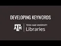 Developing Keywords