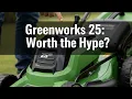 Greenworks 25 Electric Mower for No Mow May The Ultimate Cordless Challenge