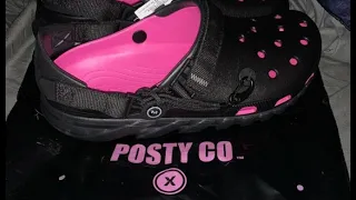 Download Post Malone Limited Edition Croc Black Pink Review MP3