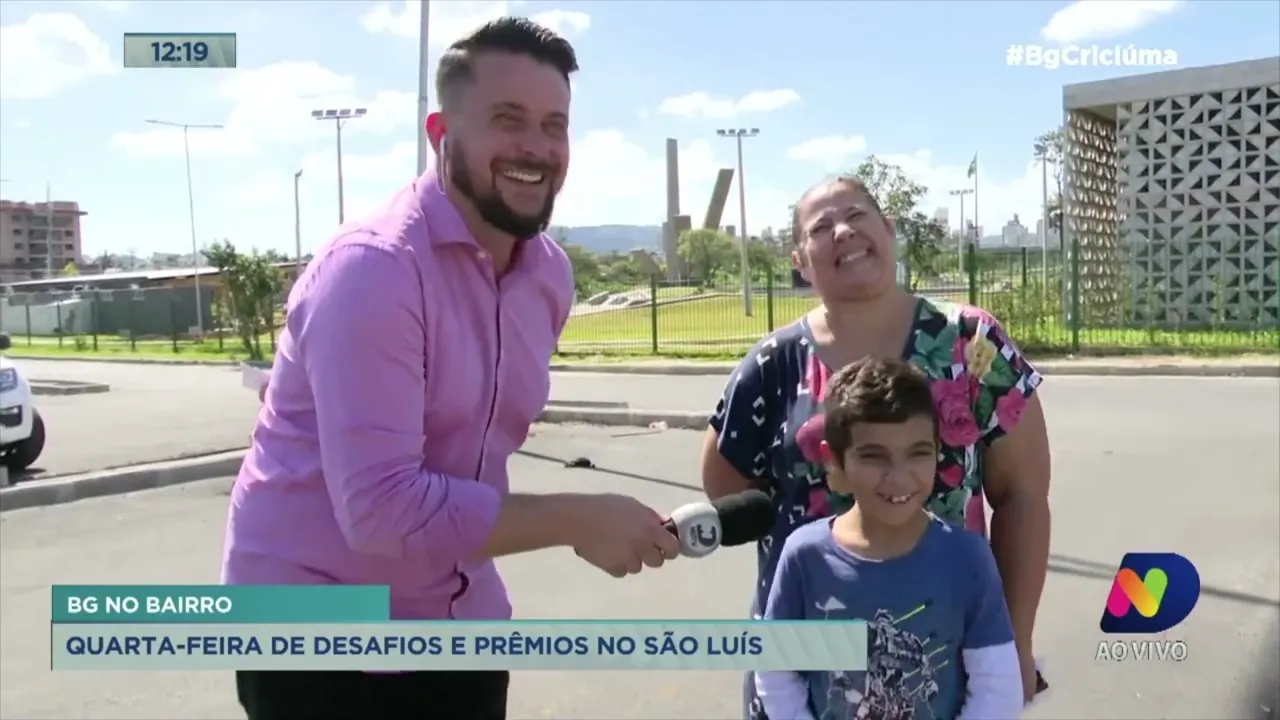 BG no Bairro: equipe de reportagem da NDTV entrega brindes e movimenta o bairro São Luiz