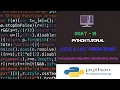 Python Tutorials Lists and List Operations Day-19 By Ashwath M Shetty