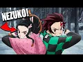 What IF Nezuko Became A Demon Slayer With Tanjiro