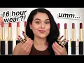 REALISTIC WEAR TEST L Oreal Colour Riche Matte Lipstick Swatches Review