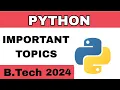 PYTHON PROGRAMMING BTECH 2024 R20