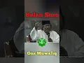 Lagu dijelasin!!! kenapa disebut bulan suro - ceramah terbaru Gus Muwafiq