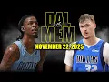 Lagu Dallas Mavericks vs Memphis Grizzlies Full Game Highlights - November 22, 2025 | NBA Season