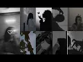 Girls black and white hide face poses dpzz and pics ideas