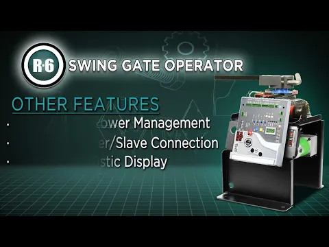 Viking R-6 Solar Residential Swing Gate Opener (Low Voltage Solar