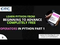 Operators in python Part 1 Part-9