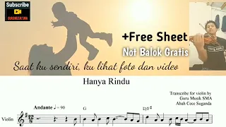 Download Hanya Rindu - Andmesh || Not Balok + Chord MP3