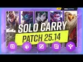 Download Lagu The NEW BEST SOLO CARRY CHAMPIONS on PATCH 25.14 - League of Legends