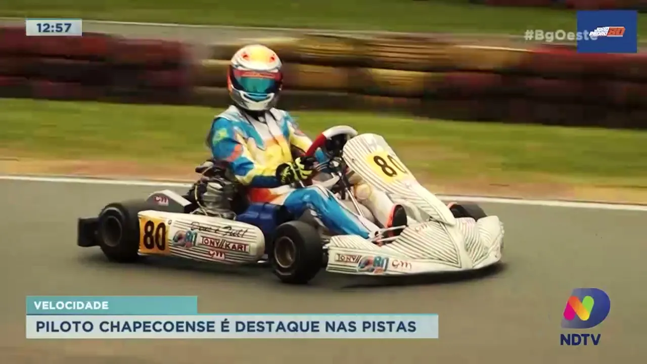 Piloto chapecoense é destaque nas pistas