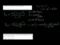 Geometric Series Formula Practice Problems