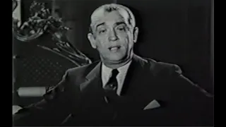 Juscelino Kubitschek apresenta o Projeto Brasília