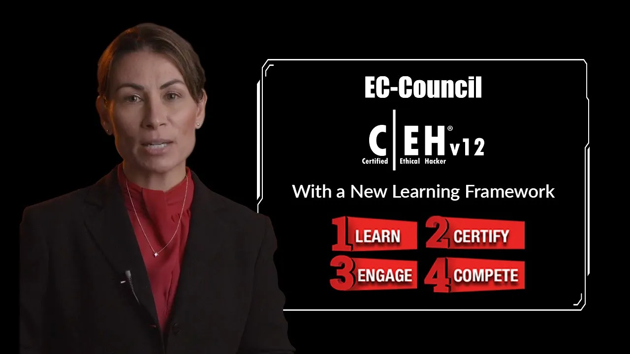 Know Everything: C|EH v12 Program. A New Learning Framework 1. Learn 2. Certify 3. Engage 4. Compete