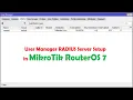 MikroTik User Manager RADIUS Server Configuration in RouterOS 7