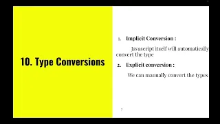 Part - 5 Type conversion wissenTutorials Javascript in Tamil