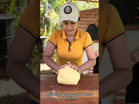 Fazendo pão de milho