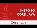 CORE JAVA Programming Language - Introduction Evolution of JAVA Features of JAVA Lecture 1