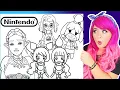 Coloring Zelda Splatoon Warioware Animal Crossing Coloring Pages Nintendo Games Coloring