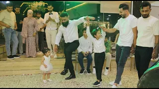 أصغر طفلة بالعالم ابنة 3 سنوات نزلت تشارك رقصتها مع تامر عقيل|young girl challenges Tamer by dancing