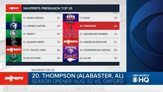Top 25 High School Football Rankings Update