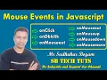 Events in JavaScript Mouse Events in JavaScript JavaScript CLASS-45 Telugu Web Technology